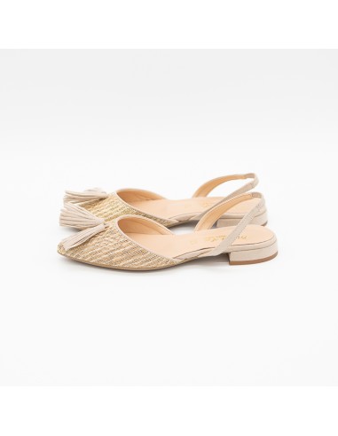 Slingback Tessuto Laminato