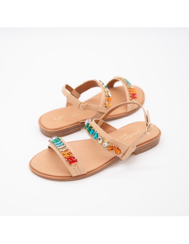 Sandalo Gardini pietre multicolor
