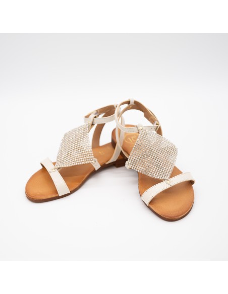 Sandalo 18+ rombo strass