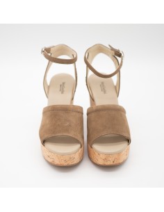 Sandalo zeppa NeroGiardini 2