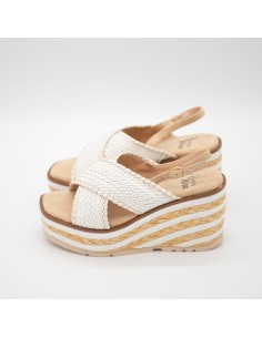 Sandalo Alma Blue zeppa