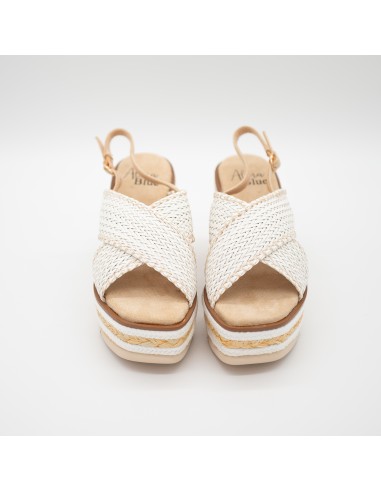 Sandalo Alma Blue zeppa