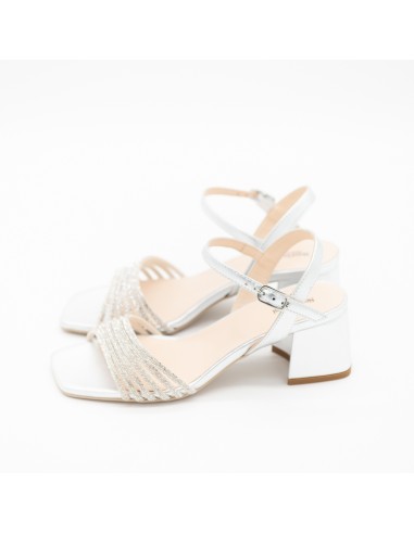 Sandalo NeroGiardini strass