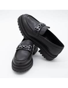 Mocassino pelle NeroGiardini 2