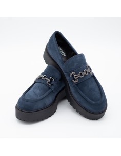 Mocassino camoscio NeroGiardini 2