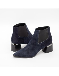 Tronchetto camoscio metal Mivida