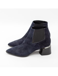 Tronchetto camoscio metal Mivida 2