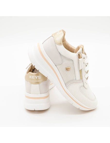 Sneaker zeppa tessuto Keys