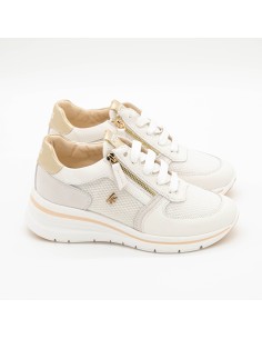 Sneaker zeppa tessuto Keys