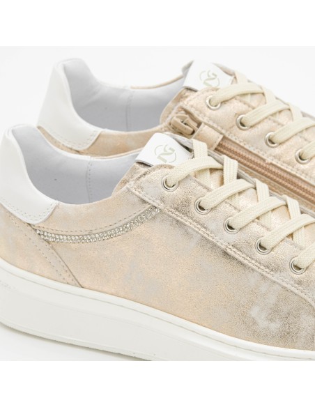 Sneaker laminata strass NeroGiardini Teens