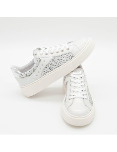 Sneaker laminata glitter NeroGiardini Teens