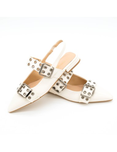 Slingback due fibbie