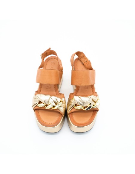 Sandalo zeppa Cafè Noir