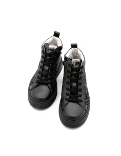 Sneaker alta NeroGiardini Teens Paillettes 2