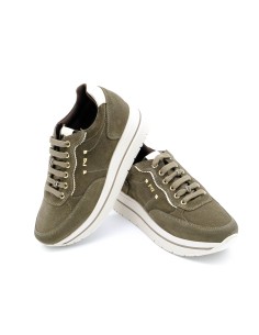 Sneaker NeroGiardini camoscio 2