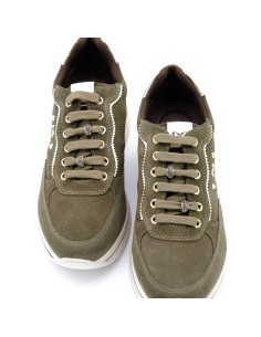 Sneaker NeroGiardini camoscio