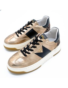 Sneaker NeroGiardini laminata