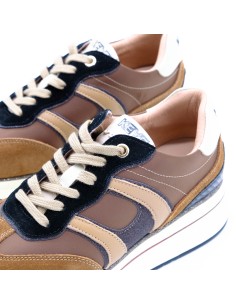 Sneaker Keys in suede e raso