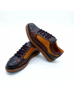 Scarpa stampata pitone Exton