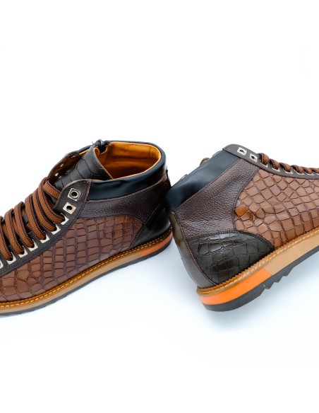 Polacchino lacci stampato Exton