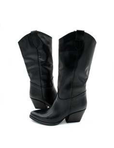 Texano liscio tacco medio