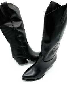 Texano liscio tacco medio 2