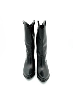 Texano liscio tacco basso 2