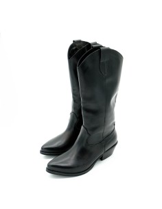 Texano liscio tacco basso