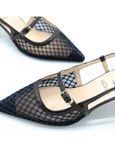 Slingback palladium NeroGiardini 2