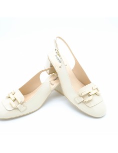 Slingback morsetto NeroGiardini 2