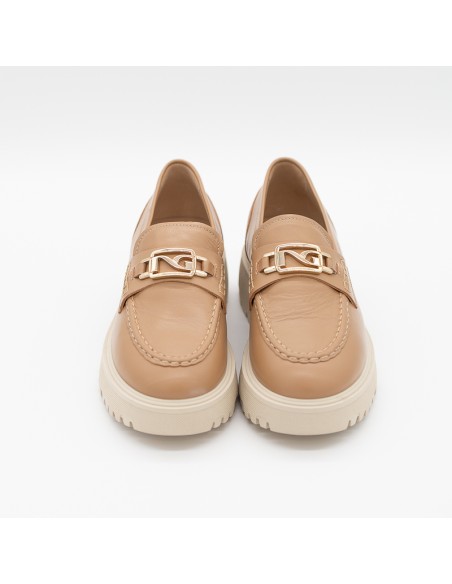 Mocassino Logo NeroGiardini