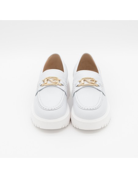 Mocassino Logo NeroGiardini