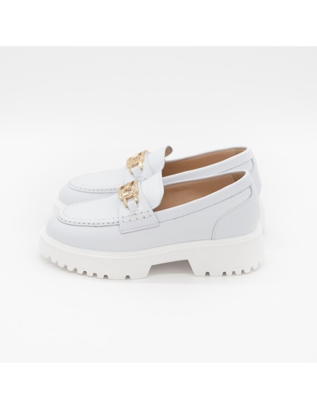 Mocassino Logo NeroGiardini